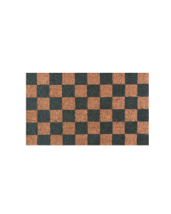Doormat - Checkered Green