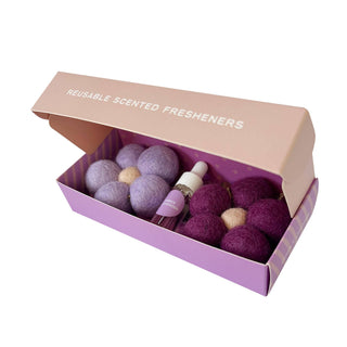 Felt Flower Fresheners - Amber & Lavender