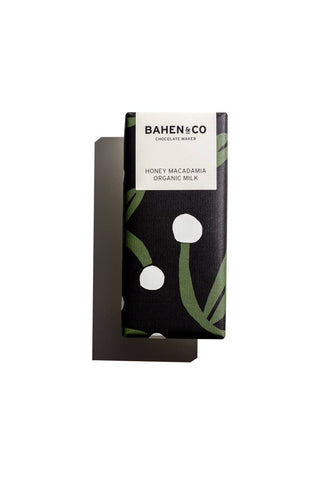 Bahen & Co Chocolate Bar - Honey Macadamia Organic Milk