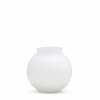 Marmoset Found Opal Ball Vase in White - Small