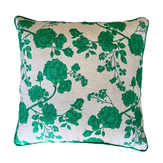 Luxe and Beau Cushion - Green Camille