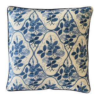 Luxe and Beau Cushion - Blue Fluer