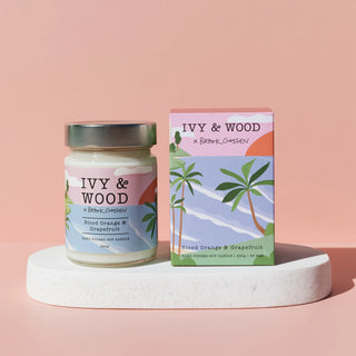 Ivy & Wood Paradiso Collection - Blood Orange and Grapefruit Candle