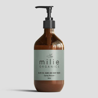 Milie Organics - Olive Oil Hand + Body Wash -  Spring Blossom 200ml